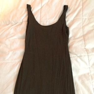 Olive tank dress